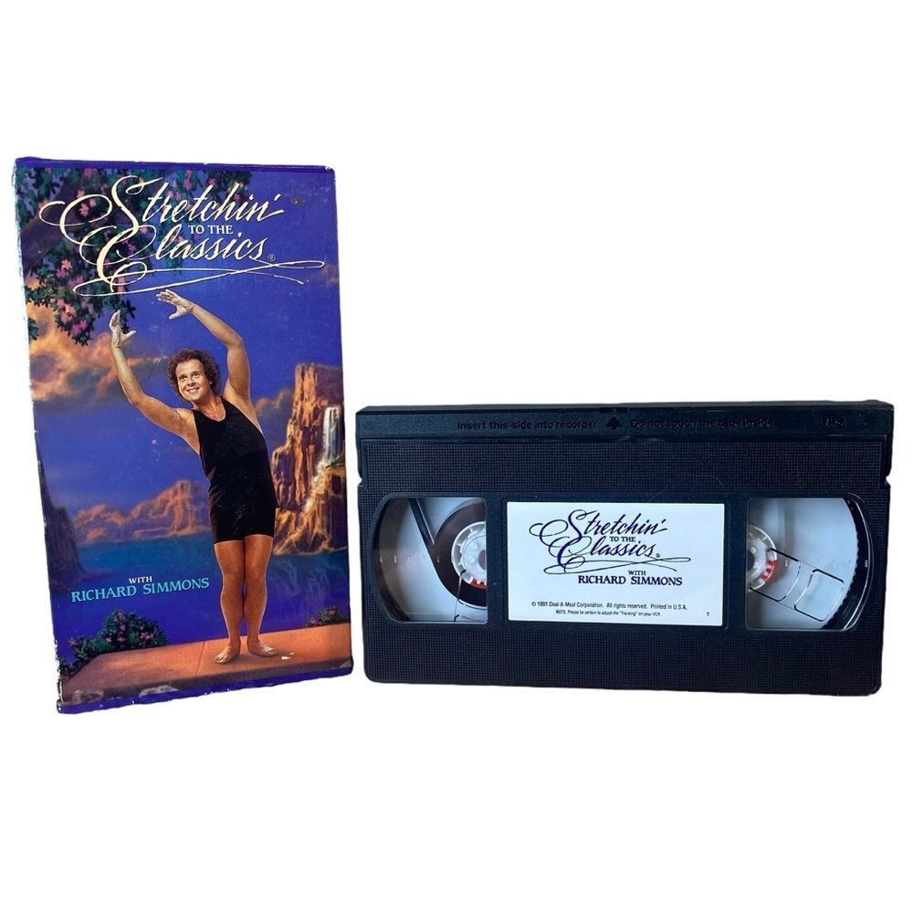 Stretchin' To The Classics Richard Simmons Vintage Workout Video VHS 1991